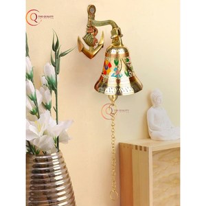 Campanas redondas de Navidad decorativas hechas a mano, las últimas campanas colgantes de pared de Metal Vintage, suministros de decoración para el hogar y el Hotel en los más vendidos - Product Image 1