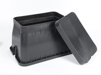 Boîtier de compteur d'eau Junrui personnalisable ISO4064 50*38*30mm avec clé, protection IP68