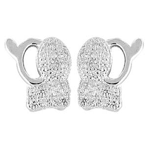 Boucles d'oreilles clous tendance argentées pour femmes, design géométrique délicat et quotidien, en laiton doré et cuivre, pour fêtes, perles et diamants religieux - Product Image 2