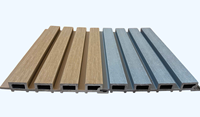 Nouveaux panneaux muraux en bois-plastique WPC modernes, revêtement en co-extrusion 219*25, fabriqués au Vietnam, faciles à assembler, respectueux de l'environnement.