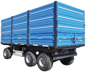 2-wheel Tipper Trailer Off-<b>road</b> Use Farm Trailer Tractor Hydraulic Tipping Trailer - Product Image 6