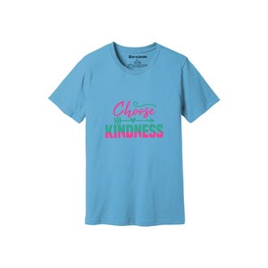 T-shirt 100% coton avec des thèmes de gentillesse Imprimer Style décontracté 12 Options de couleur 160-180 Placement de conception personnalisable GSM lourd - Product Image 2