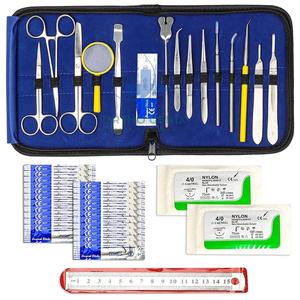 ชุดผ่าตัดสแตนเลส38ชิ้นใบมีดแบบแมนนวลสำหรับนักเรียนชีววิทยาทางการแพทย์ - Product Image 4