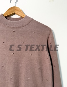 100% Fairtrade Pull à col rond en coton biologique pour femmes Casual Flat Knitted for Winter - Product Image 2