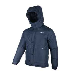 Leppa Winter Cargo Jacket Revêtement imperméable Imprimé vintage Fermeture à glissière coupe-vent Coque en nylon Col à capuche rempli de polyester - Product Image 5
