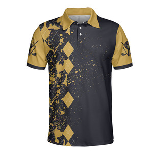เสื้อโปโลสำหรับผู้ชายเสื้อโปโลกอล์ฟแบบสั่งทำแห้งเร็วเสื้อโปโลระบายอากาศพิมพ์ลายดิจิตอลเต็มรูปแบบเสื้อโปโลสำหรับผู้ชาย - Product Image 2