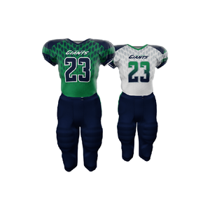 Maillot de football américain pour adultes et enfants Plus Size Breathable Design West Canaan Embroidery Outdoor Sports Mesh - Product Image 5