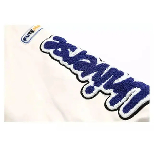 เสื้อแจ็คเก็ตเบสบอลวาร์ซิตี้ปักลายสำหรับผู้ชาย Ronpex International คุณภาพสูงแบบสั่งทำพิเศษ ปี 2024 ผลิตจากผ้าขนสัตว์ 100% ระบายอากาศได้ดี แห้งเร็ว เหมาะสำหรับฤดูร้อน - Product Image 3