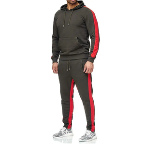 Venta al por mayor Invierno Nuevo Estilo Azul Cielo Cuello Redondo Ropa Deportiva Jogger Moda Fitness Gimnasio Hombres Chándales - Product Image 3