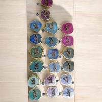 Porte-clés en Agate Polie Naturelle de Haute Qualité Cambay Art, Pierre de Guérison, Couleurs et Tailles Personnalisables, Feng Shui Chinois