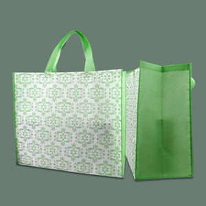 Grocery Carrying Shopping Customised Plain Tote Non Woven Bags with PP Webbing Handles for Exhibition Use - Product Image 3