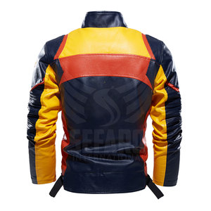Chaqueta de Motociclista de Cuero 100% Más Vendida para Hombre, Ropa de Carreras, Chaqueta de Motociclista con Logotipo Personalizado - Product Image 3