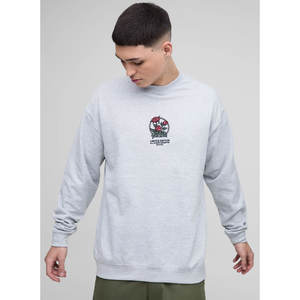 ชุดกีฬาเสื้อฮู้ดและเสื้อสเวตเตอร์ของผู้ชายเสื้อสเวตเตอร์สีพื้นพิมพ์ลายพิมพ์ซับลิเมชันสีพื้นออกแบบได้ตามที่ต้องการ - Product Image 4