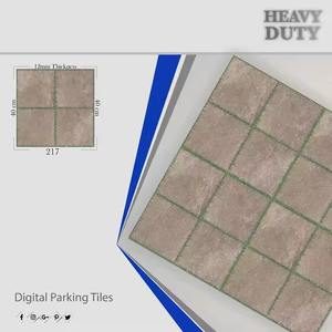 Poinçon gaufré 400x400mm Porcelaine antidérapante Parking rustique Céramique 40x40cm Carreaux de sol antidérapants numériques - Product Image 2