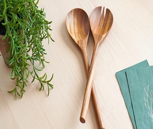 Cuillère en bois Cuillère en bois japonaise naturelle Cuisine Cuisson Cuillère en bois saine de f s international - Product Image 5