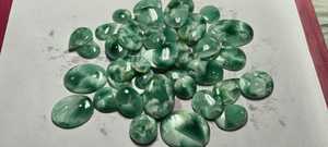 Hemimorfita Verde Natural, Gema de Corte Ovalado, Tamaño Libre, Gemas Sueltas en Cabujón para Venta al por Mayor - Product Image 6