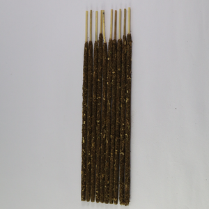 Bâtonnets d'encens de 9 pouces Patchouli Buds Smudge avec supports botaniques en bambou Diffuseur d'herbes aromatiques et fournitures d'aromathérapie - Product Image 2