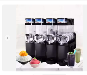 Machine à slush automatique professionnelle à 3 réservoirs pour boissons glacées et granités - Product Image 3
