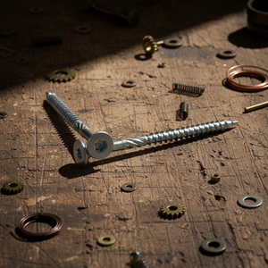 Tornillos para Madera de Acero al Carbono de Grado Industrial Clase 4.8 6.8, Métricos/Pulgadas, con Cabeza Torx, Autoperforantes, con Nervaduras Antirrotura, Negros - Product Image 1