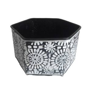 Macetas personalizadas Hoja galvanizada Jardín Galvanizado Maceta Titular Accesorios de jardinería en precio al por mayor - Product Image 5