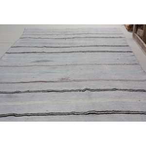 Tapis Moderne Classique en Laine Gris de 5.4X11,2 Pieds, Style Turc Vintage, Patchwork, Couloir Rectangle de 4m, Design pour Teen Living Latex - Product Image 3