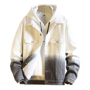 Veste en jean unie personnalisable Flyingkick Enterprises – Collection Hiver Homme – Style Urbain Tendance – Grande Vente - Product Image 1