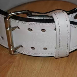 Ceinture de musculation en cuir de vache respirante et légère pour la musculation et la musculation - Product Image 5