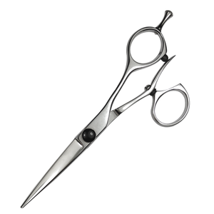 Ciseaux japonais en acier inoxydable AUS8 pour droitiers, manche pivotant, outil de coupe de cheveux, lame tranchante, pointe 60-61HRC - Product Image 5