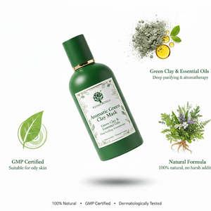 Arcilla Verde Purificante Profunda de 100 ml con Aceites Esenciales, Marca Privada OEM, RedMoringa de Italia, Lista para Usar, Tratamiento Intensivo - Product Image 3