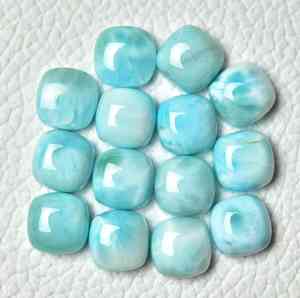 Coussin Larimar naturel unique de haute qualité coupe lot de taille mixte cabochon de pierres précieuses en vrac pour la fabrication de bijoux approvisionnement d'usine - Product Image 4