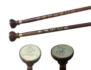 Brass Inlayed Wooden Walking Stick High Quality Wooden Walking Sticks Handcrafted Traditional Bulk Supply by AYAANS - Product Image 1
