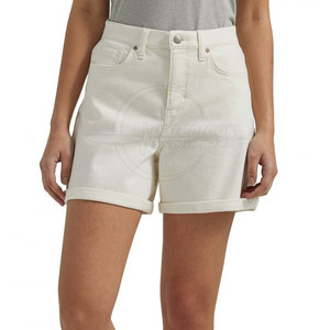 Styles 2025 Logo personnalisé coton femmes jean Shorts avec poches différentes couleurs doux lâche été Shorts - Product Image 1