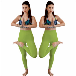 Ensemble de yoga avec soutien-gorge de sport sans couture et leggings taille haute - Écologique et respirant, léger, pour l'entraînement quotidien des femmes - Product Image 3