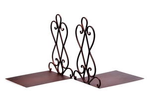 Inicio Artesanía Exportaciones Venta caliente Sujetalibros de Metal de lujo Elegante Moderno Hecho a mano Organizador de libros Soporte de libro decorativo Hecho EN LA India - Product Image 5