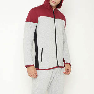 Trendy Winter <b>Hooded</b> Casual Outfit Street Wear Comfortable Sweat Suit Set for Unisex Newest Budget Solid Color Men Tracksuit - Product Image 4