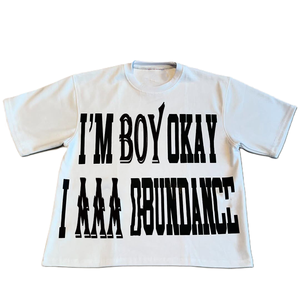 T-shirt Boxy de haute qualité 100% coton 400GSM T-Shirt Boxy surdimensionné T-shirt Boxy personnalisé à col rond lourd - Product Image 1
