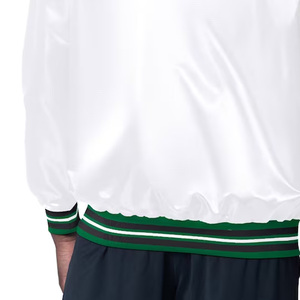 <b>Lightweight</b> <b>Men's</b> Polyester Bomber <b>Jacket</b> Shiny Satin Finish Custom Logo Hooded Varsity Breathable Fabric Hip Hop Sublimation - Product Image 6