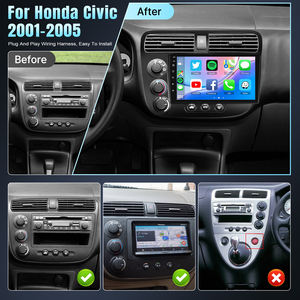 רכב רדיו סטריאו רכב חלקים עבור הונדה אזרחית 2001 2002 2003 2004 carplay אלחוטית 2005 מסך מגע אנדרואיד 9 "מסך מגע אנדרואיד - Product Image 2