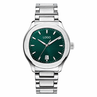 Montre pour femme OEM de haute qualité, design simple, boîtier en acier inoxydable 316L, design blanc, mouvement à quartz japonais, marque personnalisable, 197