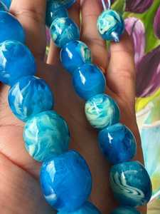 Rosarios Tasbih de resina de alta calidad para la oración musulmana y la reflexión de Ramadán hechos a mano - Product Image 3