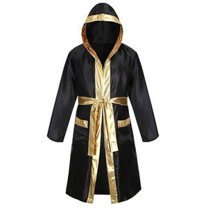 Bata de boxeo de impresión profesional personalizada superventas de 2025 con pantalones cortos de alta calidad para adultos artes marciales de peso pesado - Product Image 1