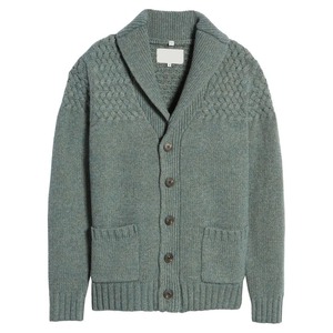 100% Cotton Giản Dị Dệt Kim Người Đàn Ông Cardigan Quá Kheo Lỏng Dệt Kim Cardigan Cho Bán - Product Image 1