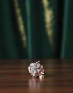 Premium Quality Classic 925 Sterling Silver Moissanite Diamond With Pink <b>Stone</b> Fine Ring - Product Image 1