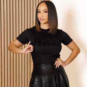 2025 Greek <b>Women's</b> XAKA Silver Soror <b>Black</b> Crew Neck Tee Elegant Greek Letter Design Greek Wear Sorority T-shirt Fast Shipping - Product Image 4