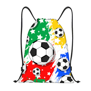 Bolsa de Tela Oxford con Cordón y Estampado de Dibujos Animados para Balones Deportivos, Bolsa de Almacenamiento para Eventos de Fútbol, Forro de Poliéster, Directo de Fábrica - Product Image 2