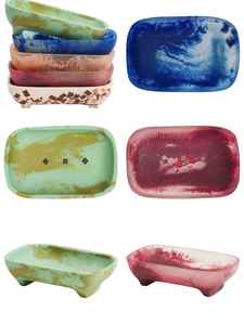 ชามไม้มะม่วงทำมือคุณภาพสูง พร้อมลายเคลือบ |   ชามผลไม้ไม้ตกแต่งและชามเสิร์ฟสลัด - Product Image 2