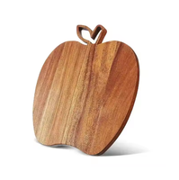 Gepersonaliseerde Acacia Hout Serveren Snijplank Vruchten Papaja Vormige Houten Snijplank Groothandelsprijs
