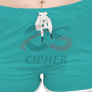 Pantalones cortos de mujer de algodón de cintura alta personalizados al mejor precio al por mayor última ropa informal con diferentes colores con estilo - Product Image 5