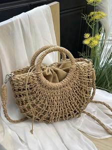 Bolsas de compras de lona de yute de nuevo diseñador con asas de cuerda, regalos de comestibles, uso de sacos reutilizables ecológicos de calidad superior - Product Image 2