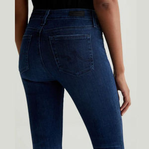 Women's <b>Sexy</b> Fashionable High-Waisted Baggy Cotton Skinny <b>Jeans</b> Comfortable Stretch Casual Denim Pants Breathable Rhinestone - Product Image 5